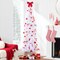 Best Choice Products Pre-Lit White Pencil Christmas Tree w/ Foldable Base, 2-in-1 Multicolor Lights